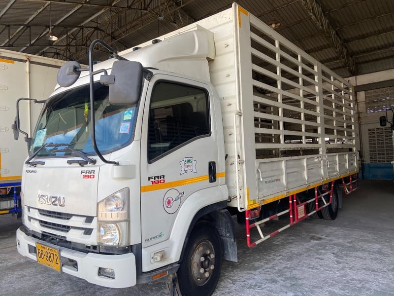 ISUZU ISUZU FRR190 " FRR90MMXXU 6 ล้อ" 190แรงม้า รถบรรทุก 4ล้อ กระบะคอกสูง ปี2021