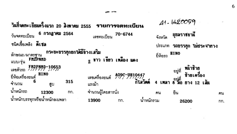 HINO 500 FM2PNMD 315แรงม้า รถบรรทุก 12ล้อ ตู้แห้ง ปี2012 เลขไมล์น้อยกว่า 500,000 กม. (ทะเบียน 70-6744) HINO 500 FM2PNMD 315แรงม้า รถบรรทุก 12ล้อ ตู้แห้ง ปี2012 เลขไมล์น้อยกว่า 500,000 กม. (ทะเบียน 70-6744)