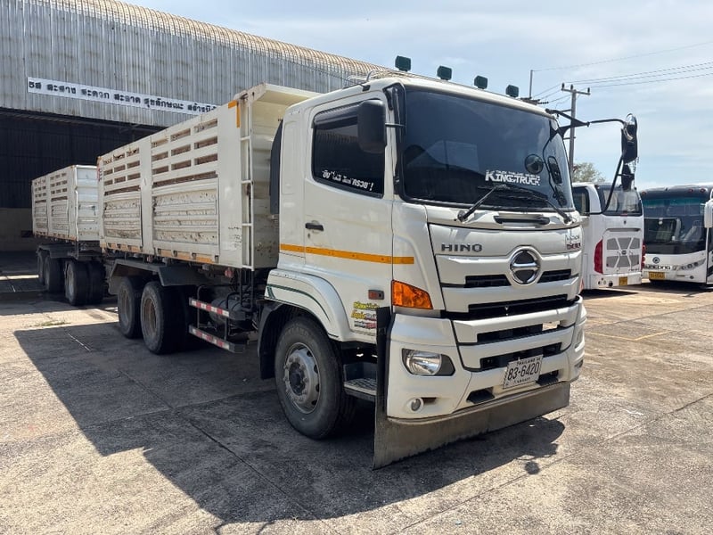 HINO VICTOR500 FM2PN1D-XHT 10 ล้อ กระบะเหล็กดัมพ์
