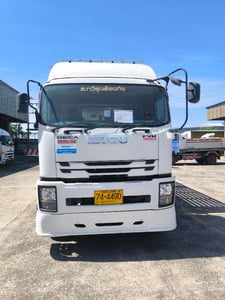 ISUZU FVM300 FVM34QSXXU 300แรงม้า รถบรรทุก 10ล้อ กระบะคอกสูง ปี2020