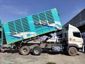 HINO VICTOR500 FM1AN1D 344แรงม้า รถบรรทุก 10ล้อ พ่วงแม่ลูก ปี2023 เลขไมล์น้อยกว่า 500,000 กม. (ทะเบียน 70-4115 และ 70-4116)