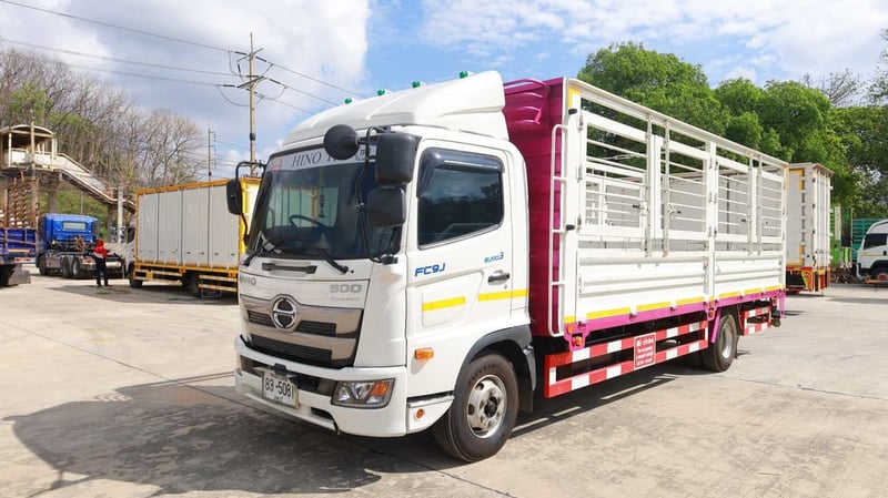 HINO DOMINATOR500 FC9JL1A-CBAHF 210แรงม้า รถบรรทุก 6ล้อ กระบะคอกสูง ปี2024