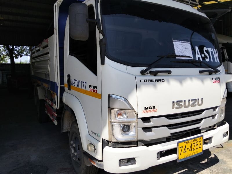 ISUZU FRR210 FRR90HSXTU 210แรงม้า รถบรรทุก 4ล้อ ดั้มพ์ ปี2022