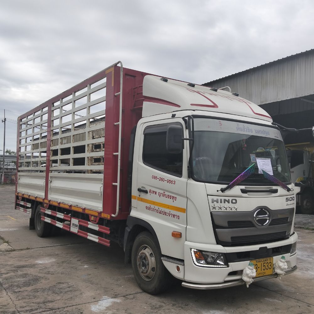 HINO HINO DOMINATOR500 HINO FC9JL1A 210แรงม้า รถบรรทุก 6ล้อ กระบะคอกสูง ปี2023 เลขไมล์น้อยกว่า 500,000 กม. HINO HINO DOMINATOR500 HINO FC9JL1A 210แรงม้า รถบรรทุก 6ล้อ กระบะคอกสูง ปี2023 เลขไมล์น้อยกว่า 500,000 กม.