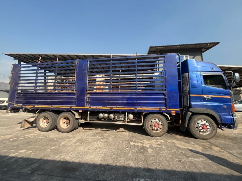 HINO 700 414แรงม้า รถบรรทุก 12ล้อ กระบะคอกสูง ปี2023