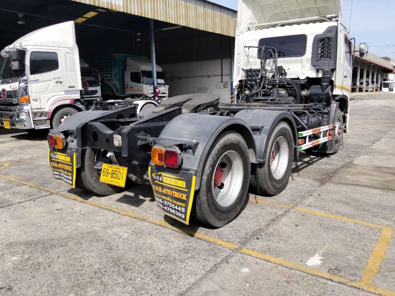 HINO 500 FM1AKLA 344 แรงม้า รถบรรทุก 10ล้อ หัวลาก เฉพาะหัว ปี2014 เลขไมล์น้อยกว่า 800,000 กม. (ทะเบียน 69-8501)