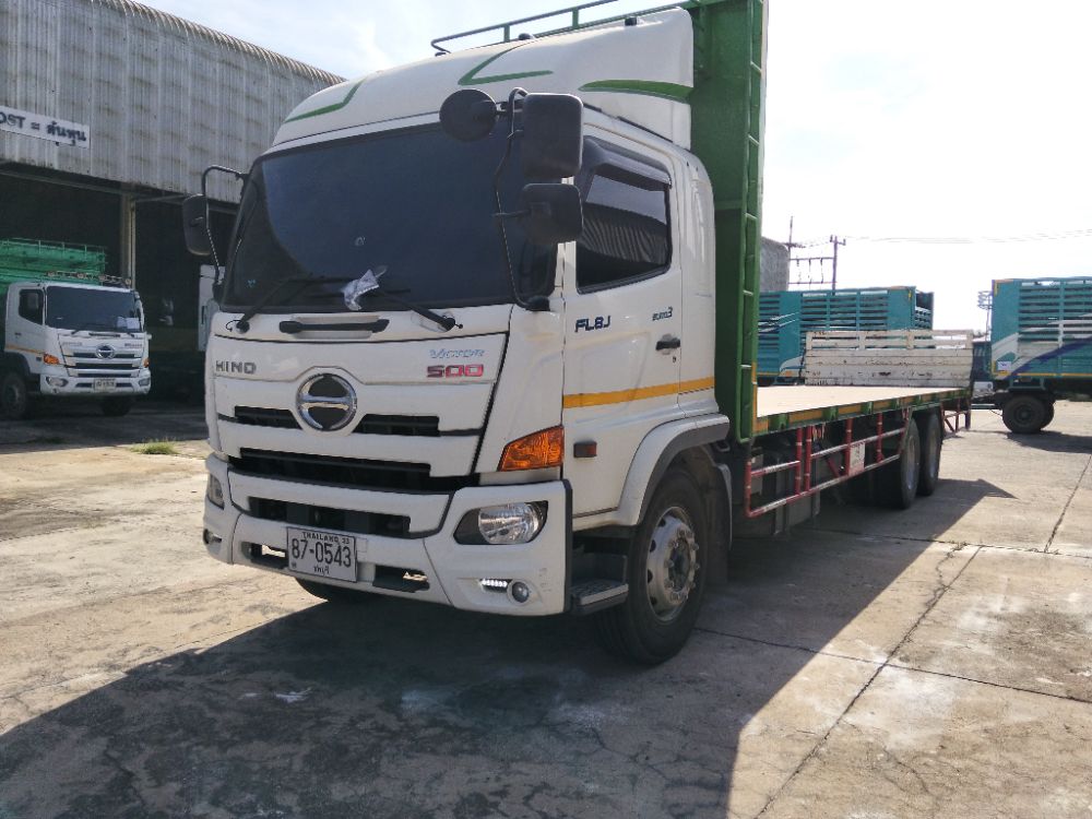 HINO VICTOR500 FL8JT1A-SGT-F12 260แรงม้า รถบรรทุก 10ล้อ พื้นเรียบ ปี2022 เลขไมล์น้อยกว่า 500,000 กม. (ทะเบียน 87-0543) HINO VICTOR500 FL8JT1A-SGT-F12 260แรงม้า รถบรรทุก 10ล้อ พื้นเรียบ ปี2022 เลขไมล์น้อยกว่า 500,000 กม. (ทะเบียน 87-0543)
