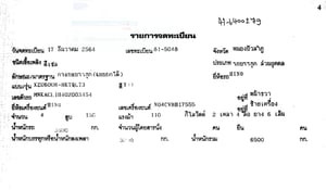 HINO 300 INNOVATOR XZU600R-HKTQLT3   150แรงม้า รถบรรทุก 6ล้อ ดั้มพ์ ปี2021 เลขไมล์น้อยกว่า 500,000 กม. (ทะเบียน 81-5048)
