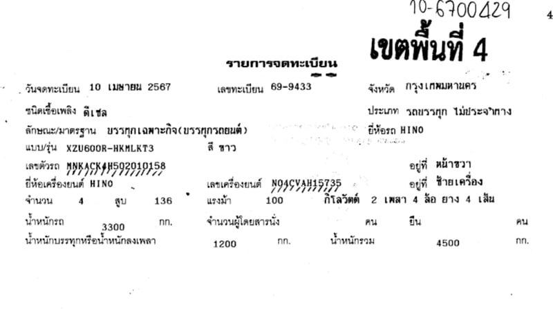 HINO 300 INNOVATOR 136แรงม้า รถบรรทุก 4ล้อ รถสไลด์ ปี2024