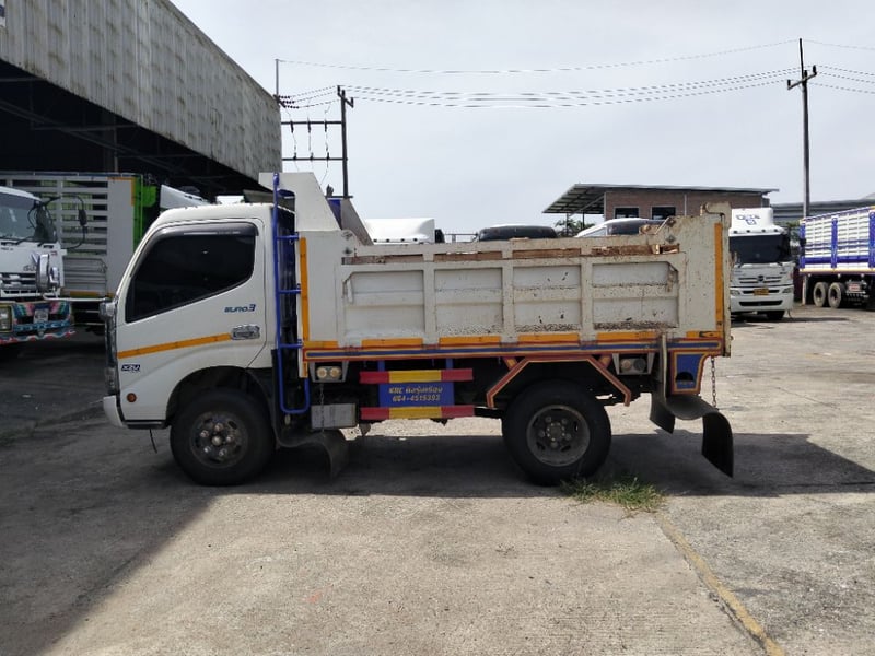 HINO 300 INNOVATOR XZU600R-HKMQLT3 150 แรงม้า รถบรรทุก 6ล้อ ดั้มพ์ ปี2023 เลขไมล์น้อยกว่า 100,000 กม. (ทะเบียน 72-5993)