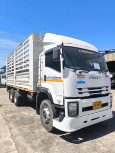 ISUZU FVM300 FVM34QSXXU 300แรงม้า รถบรรทุก 10ล้อ กระบะคอกสูง ปี2020