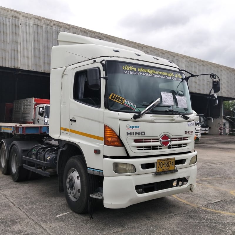 HINO HINO 500	HINO FM2PKMA 360แรงม้า รถบรรทุก หัวลาก 10ล้อ หัวลาก เฉพาะหัว ปี2012 เลขไมล์มากกว่า 800,000 กม.
