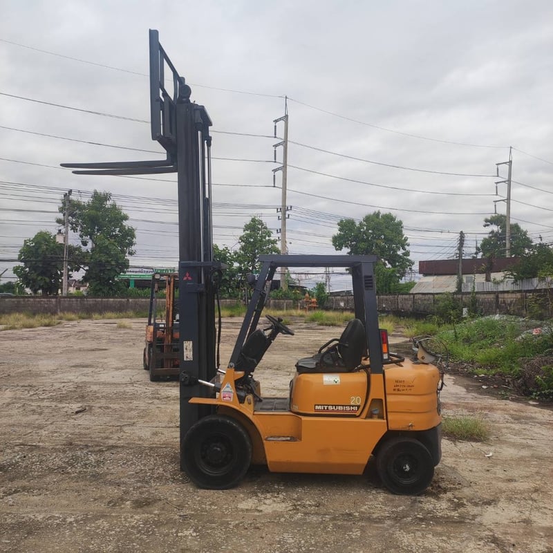 Mitsubishi FG20T ขนาด 2 ตัน เบนซิล+แก๊ส แผงงาสไลด์ พร้อมใช้งาน ต่อรองราคาได้
