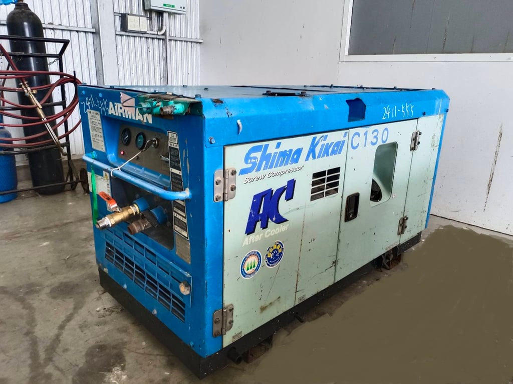 ปั๊มลม AIRMAN PDS70SC ชั่วโมง: 2,364 นำเข้าจากยีปุ่น ไม่เคยใช้งานในไทย ปั๊มลม AIRMAN PDS70SC ชั่วโมง: 2,364 นำเข้าจากยีปุ่น ไม่เคยใช้งานในไทย