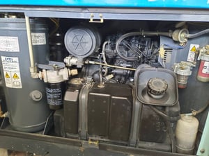 ปั๊มลม AIRMAN PDS70SC ชั่วโมง: 2,364 นำเข้าจากยีปุ่น ไม่เคยใช้งานในไทย  