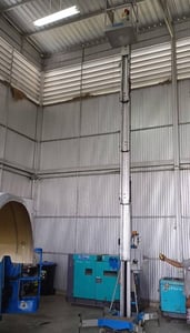 รถกระเช้าไฟฟ้า GENIE AWP-25S ทำงานได้สูง 9.6เมตร สามารถขึ้นรถกะบะได้