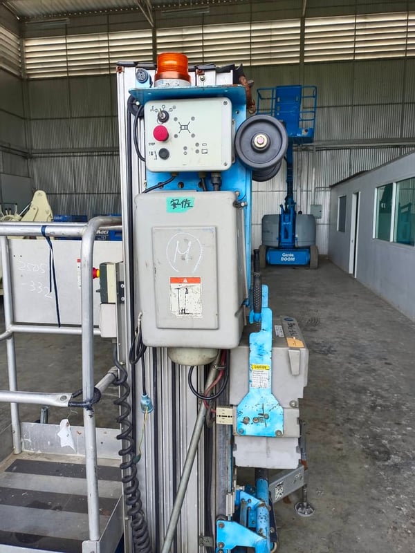 รถกระเช้าไฟฟ้า GENIE AWP-25S ทำงานได้สูง 9.6เมตร สามารถขึ้นรถกะบะได้