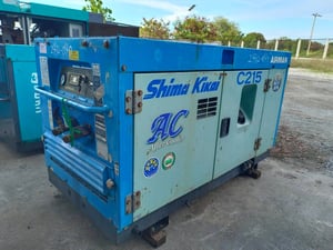 ปั๊มลม AIRMAN PDS100SC ชั่วโมง:1,181 นำเข้ายี่ปุ่น ไม่เคยใช้งานในไทย