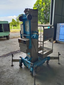 รถกระเช้าไฟฟ้า GENIE AWP-25S ทำงานได้สูง 9.6เมตร สามารถขึ้นรถกะบะได้