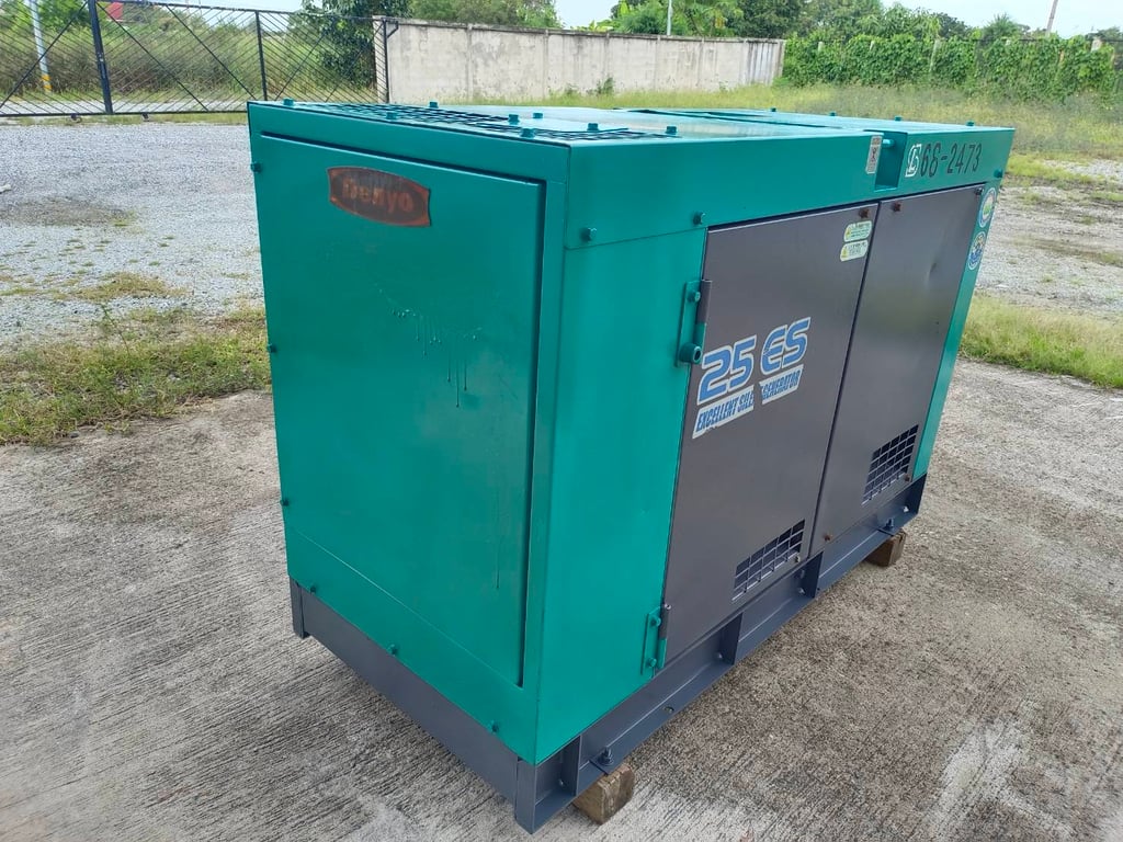 เครื่องปั่นไฟ DENYO 25kva DCA-25ESI2 นำเข้ายี่ปุ่น ไม่เคยใช้งานในไทย
