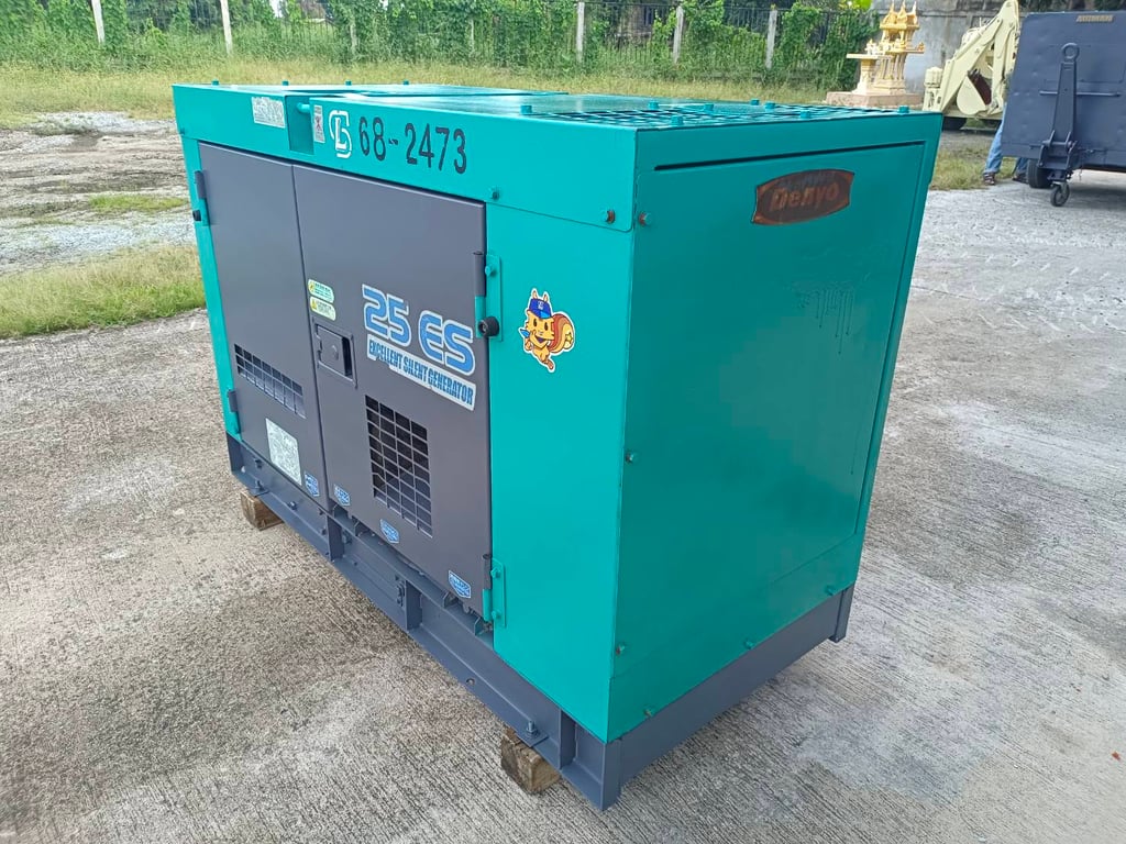เครื่องปั่นไฟ DENYO 25kva DCA-25ESI2 นำเข้ายี่ปุ่น ไม่เคยใช้งานในไทย