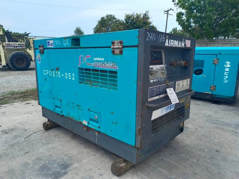 ปั๊มลม AIRMAN PDS50S ชั่่วโมง: 2,828 นำเข้าจากยี่ปุ่น ไม่เคยใช้งานในไทย ปั๊มลม AIRMAN PDS50S ชั่่วโมง: 2,828 นำเข้าจากยี่ปุ่น ไม่เคยใช้งานในไทย