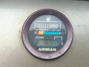 ปั๊มลม AIRMAN 90cfm PDS90S ชั่วโมง: 1,612 นำเข้ายี่ปุ่น ไม่เคยใช้งานในไทย 