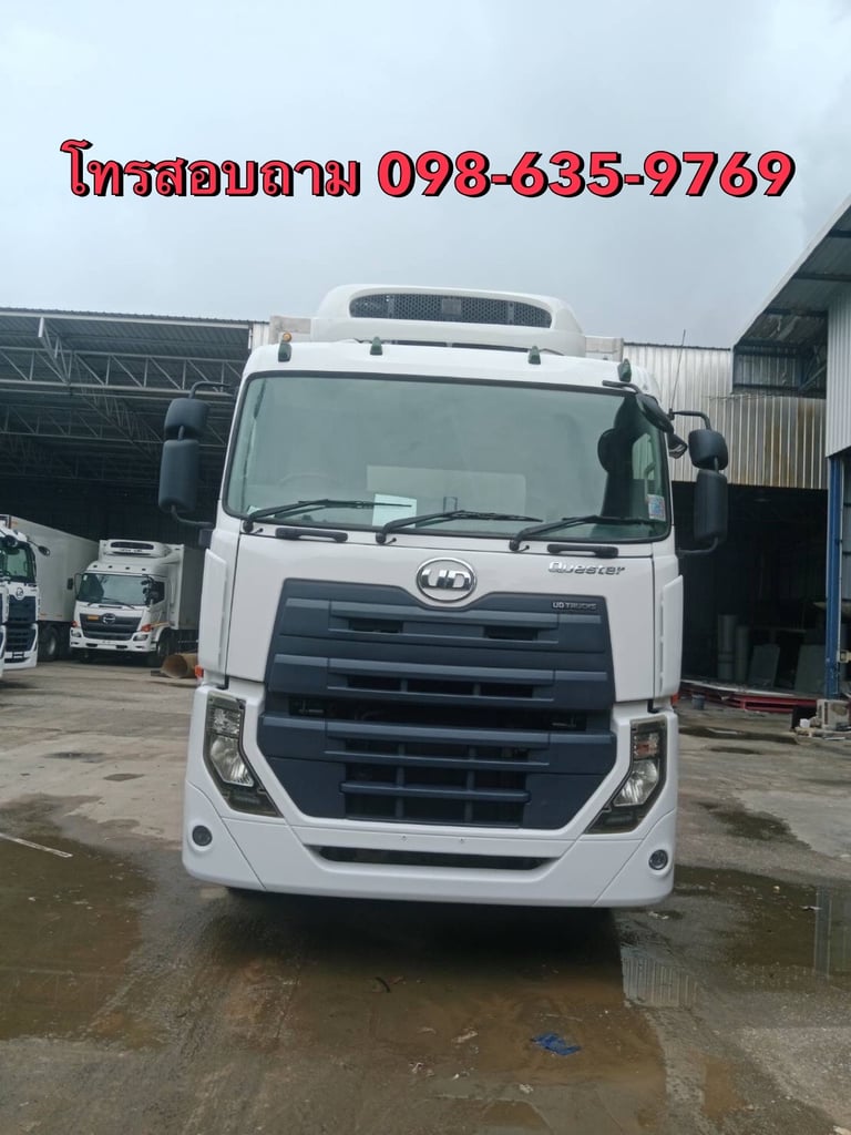 NISSAN UD Ud 280แรงม้า รถบรรทุก 10ล้อ ตู้เย็น ปี2018 NISSAN UD Ud 280แรงม้า รถบรรทุก 10ล้อ ตู้เย็น ปี2018