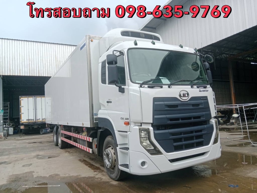 NISSAN UD Ud 280แรงม้า รถบรรทุก 10ล้อ ตู้เย็น ปี2018 NISSAN UD Ud 280แรงม้า รถบรรทุก 10ล้อ ตู้เย็น ปี2018