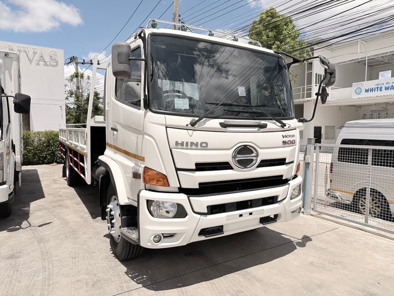 Hino Victor 6 ล้อ 240 แรงม้า จดทะเบียนปี 63 กระบะช่วงยาว 7.5 เมตร มีเว้นเครนให้ สนใจติดต่อ 081-811-1202 วีรพงษ์