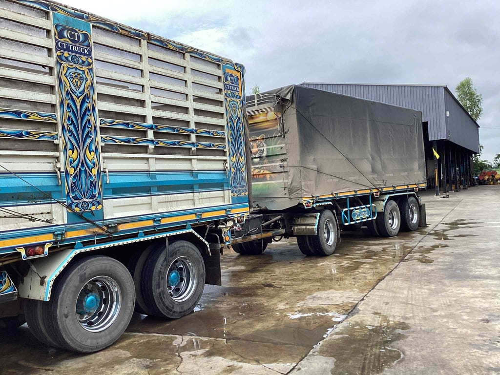 พ่วงแม่ลูกดั้มเกษตร