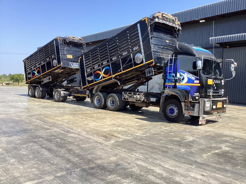 พ่วงแม่ลูก isuzu 360 แรงม้า พ่วงแม่ลูก isuzu 360 แรงม้า