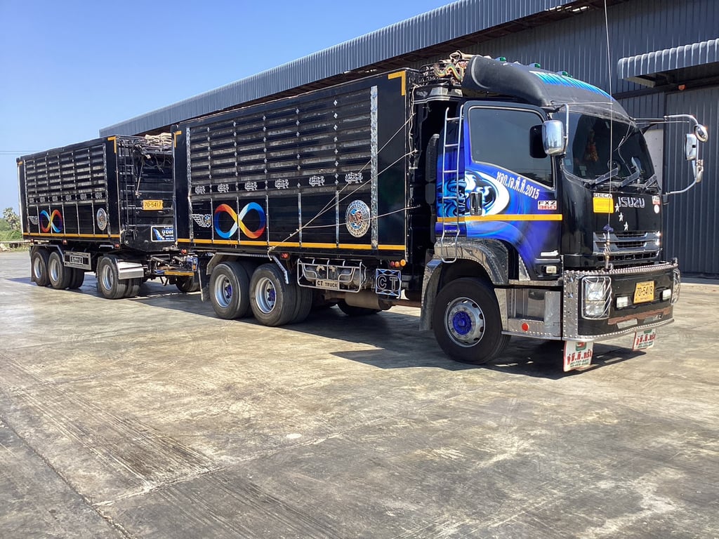 พ่วงแม่ลูก isuzu 360 แรงม้า พ่วงแม่ลูก isuzu 360 แรงม้า