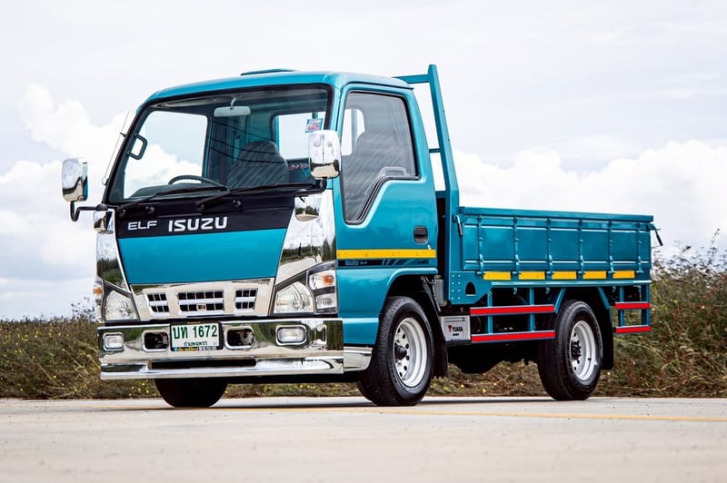 ISUZU NKR  รถห้างแท้ 4ล้อไม่ติดเวลา เครื่อง 100 แรงม้า เทอร์โบอินเตอร์คูลเลอร์ มือเดียว วิ่งน้อย  กระบะคาร์โก้ เปิดได้3ด้าน แอร์ เพาเวอร์ ทะเบียนภาษี ตค 69 