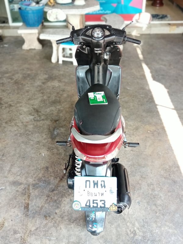 Honda​ Click110​ มีเล่มทะเบียนอย่างเดียว(ภาษีขาดเกิน)​ 
