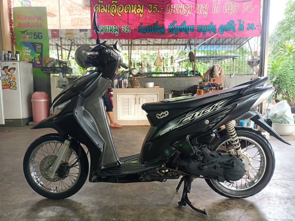 Honda Click110 เครื่องเดิม​ คาบูเเดช​ มีเล่มทะเบียน