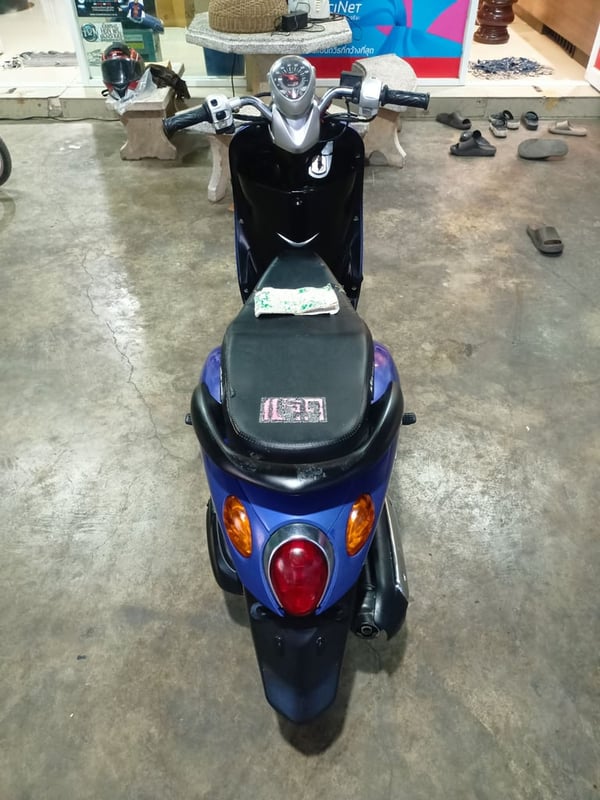 Yamaha​ Fino115 มีเล่มทะเบียนอย่างเดียว(ภาษี​ขาดเกิน)​  