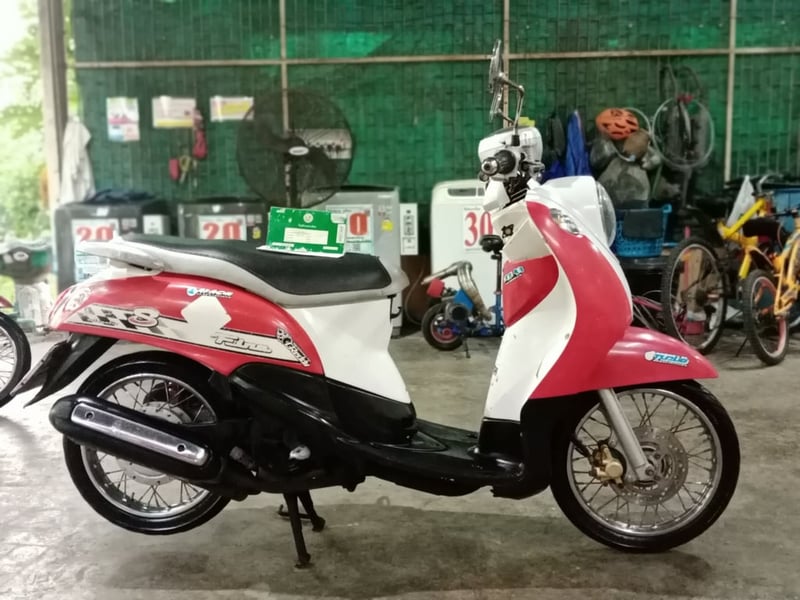 Yamaha Fino115 เล่มทะเบียน+ชุดโอน(ภาษีขาดเกิน)​ เครื่องเดิม​ 