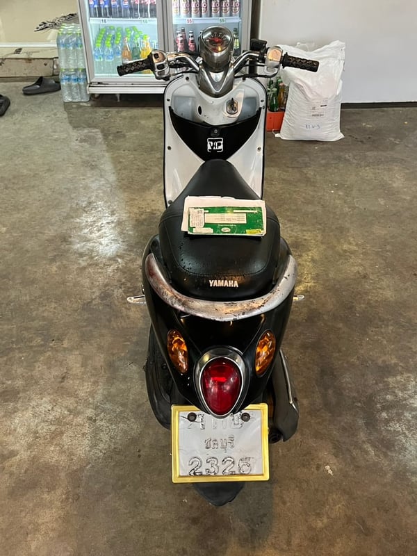 Yamaha​ Fino115 มีเล่มทะเบียน+ชุดโอน(ภาษี​ขาดเกิน บัตรหมดอายุ เลขเครื่องไม่มี)​  