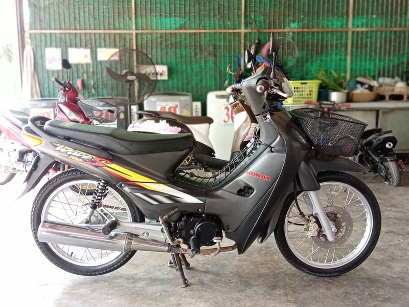 Honda​ Wave100 มีเล่มทะเบียน+ชุดโอน(ภาษีขาดเกิน)​ เครื่องเดิม คาบูเดิม 