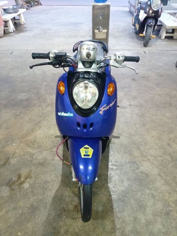 Yamaha​ Fino115 มีเล่มทะเบียนอย่างเดียว(ภาษี​ขาดเกิน)​  