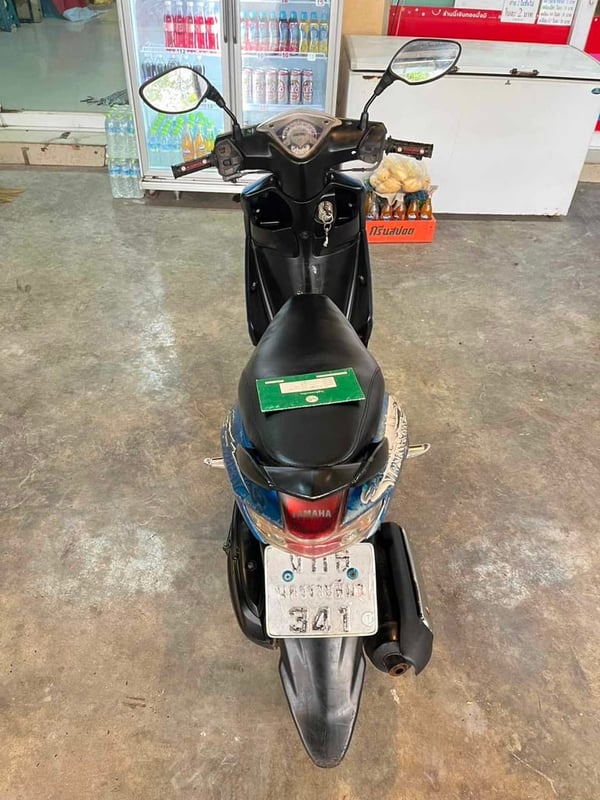Yamaha​ Mio115 รถปี2007 มีเล่มทะเบียนอย่างเดียว(ภาษี​ขาดเกิน)​  