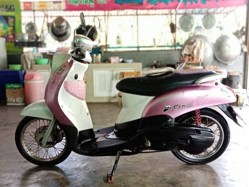 Yamaha Fino115 เครื่องไซด์เดิม คาบูเเดช Yamaha Fino115 เครื่องไซด์เดิม คาบูเเดช