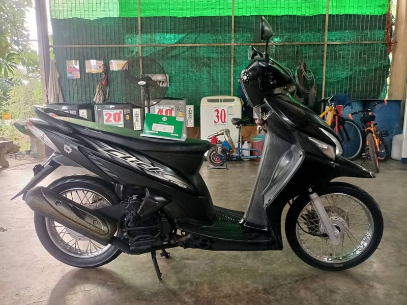 Honda Click110 เครื่องเดิม​ คาบูเเดช​ มีเล่มทะเบียน