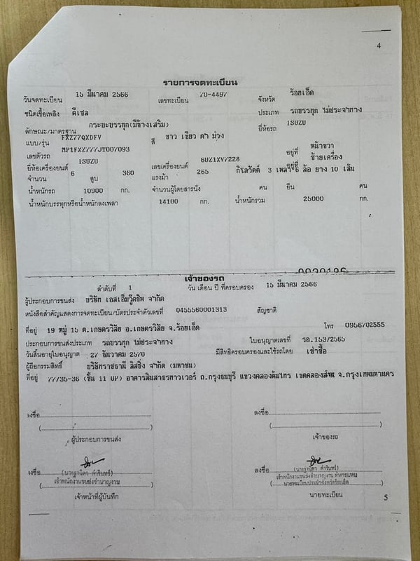 ISUZU FXZ 360แรงม้า รถบรรทุก 10ล้อ พ่วงแม่ลูก ปี2023 เลขไมล์น้อยกว่า 500,000 กม. ISUZU FXZ 360แรงม้า รถบรรทุก 10ล้อ พ่วงแม่ลูก ปี2023 เลขไมล์น้อยกว่า 500,000 กม.