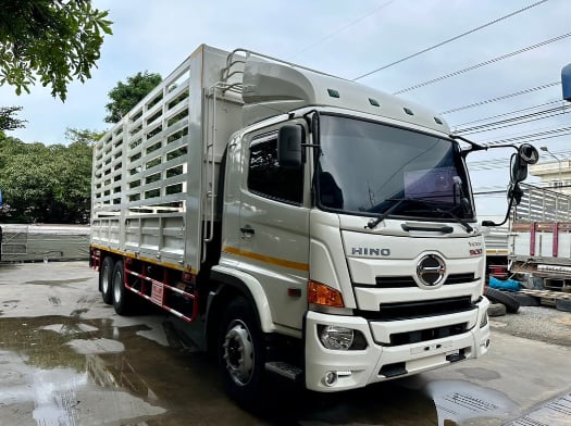 HINO FL 260แรงม้า รถบรรทุก 10ล้อ กระบะคอกสูง ปี2022