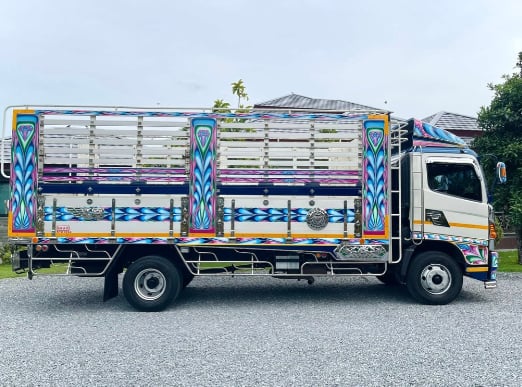 HINO FC 210แรงม้า รถบรรทุก 6ล้อ กระบะคอกสูง ปี2018