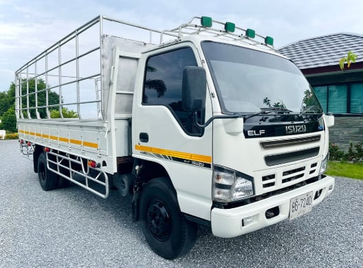 ISUZU NQR 150แรงม้า รถบรรทุก 6ล้อ กระบะคอกสูง ปี2005