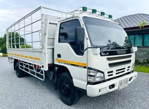 ISUZU NQR 150แรงม้า รถบรรทุก 6ล้อ กระบะคอกสูง ปี2005