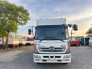 HINO Mega 175แรงม้า รถบรรทุก 6ล้อ กระบะคอกสูง ปี2019